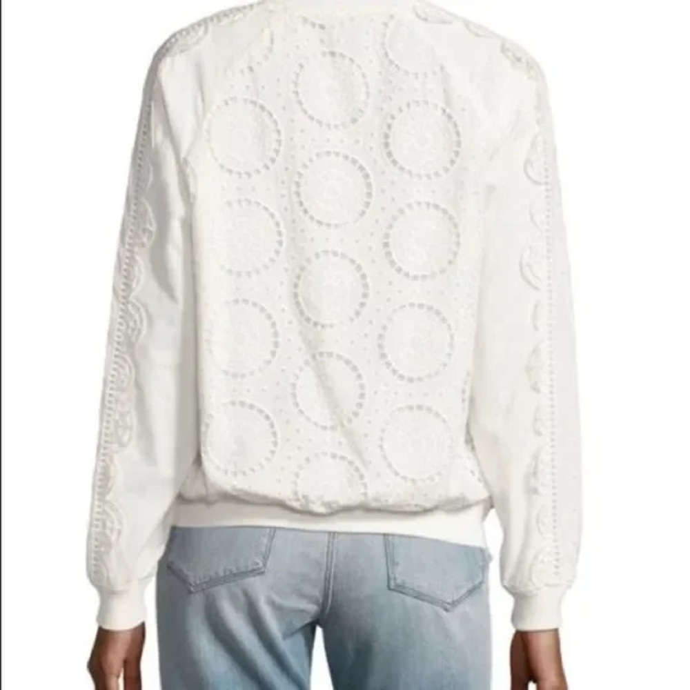 *Opening Ceremony White Bomber Jacket Sz XS - Picture 6 of 15